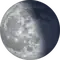 Abnehmender Mond