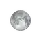 Zunehmender Mond mit Horizont