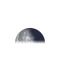 Abnehmender Mond mit Horizont