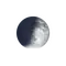 Zunehmende Sichel mit Horizont