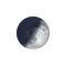 Zunehmende Sichel mit Horizont
