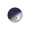 Zunehmende Sichel mit Horizont