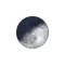 Zunehmende Sichel mit Horizont
