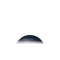 Abnehmender Mond mit Horizont