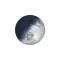 Zunehmende Sichel mit Horizont