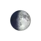 Zunehm. Halbmond mit Horizont