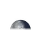 Abnehmender Mond mit Horizont