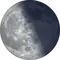 Abnehmender Mond
