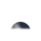 Abnehmender Mond mit Horizont