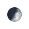 Zunehmende Sichel mit Horizont