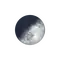 Zunehmende Sichel mit Horizont