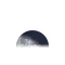 Abnehmender Mond mit Horizont