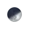 Zunehmende Sichel mit Horizont